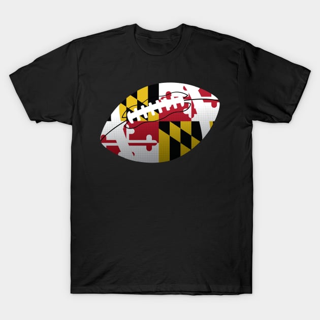 Maryland Flag Football T-Shirt by polliadesign